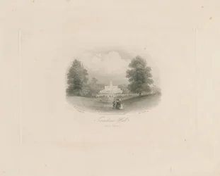 Trentham Hall: gravyr (vinjeterad), nd [c 1843] (tryck)