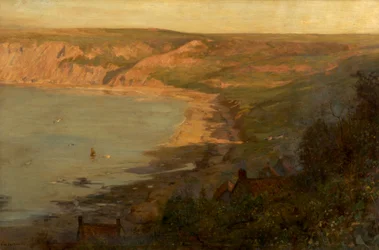 Runswick Bay (olja på duk)