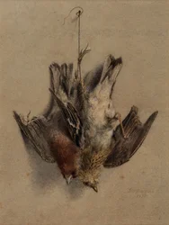 Stilleben, lärkor
