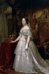 Porträtt av Elizabeth II, drottning av Spanien