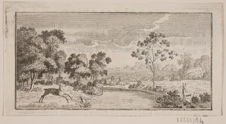 Landskap med rådjur