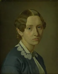 Thomasine Ludvigne Vermehren, född Grüner, konstnärens hustru