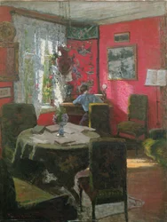 Interiör (olja på duk)