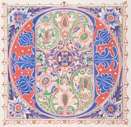 Upplyst initial O, 1830-62.