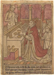 Sankt Gregorius mässa [recto]