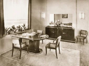 Matsal från Ensembles Mobiliers, pub. 1937.