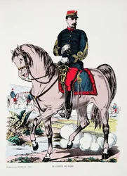 Greven av Paris, från History of the Third Republic, Vol. I, Politisk historia, utg.1933 (färg litho)