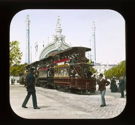 Parisutställning: huvudingången, 1900 (lanternrutschbana)