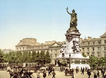 Place de la Republique, Paris, pub. 1900