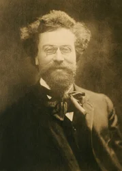 Porträtt av Claude Terrasse (1867-1923), fransk kompositör.