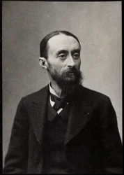Porträtt av Fernand Cormon (1845-1924), fransk målare.