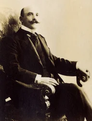 Porträtt av Joseph Caillaux (1836-1944), fransk politiker.