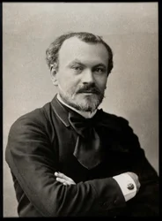Porträtt av Jules Lemaitre (1853-1914), fransk kritiker och dramatiker.