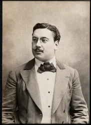 Porträtt av Leon Xanrof (1867-1953), fransk dramatiker och låtskrivare.