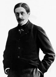 Porträtt av Paul Hervieu (1857-1915), fransk författare och dramatiker.