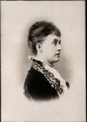Porträtt av prinsessan Adelheid Marie av Anhalt Dessau (1833-1916), storhertiginna av Luxemburg.