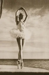 Rosella Hightower i Swan Lake, från Grand Ballet de Monte-Carlo, 1949 (fotogravyr)