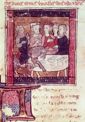 4697 Fr. 110 f.405 Galahad kommer till Arthur, c.1250-80 (se även 151821)