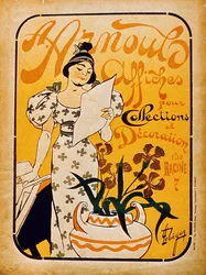 A. Anouls affischer för samling och dekoration, Rue Racine, Paris
