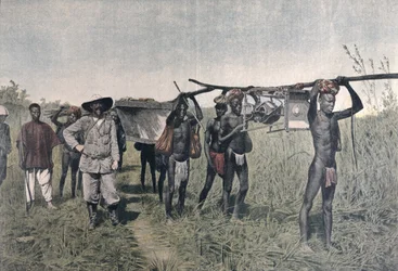 A Convoy on the Marchand Mission 1898, från Le Petit Journal, 1899