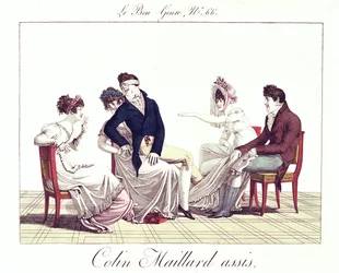 A Game of Colin-Maillard (Blind Mans Buff), c.1810-20
