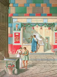 En restaurang på gatan, Pompeji