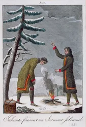 En Yakut-man som avlägger en högtidlig ed, 1811