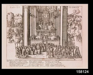 Abjuration av Henri IV (1553-1610) vid St. Denis den 15 juli 1593