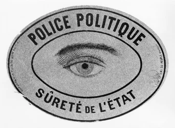 Annons publicerad troligen i tidningen Le Cri du Peuple konfiskerad av polisen, 1886