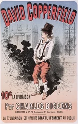 Annons för David Copperfield av Charles Dickens, 1884