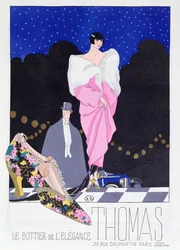 Annons för stövlaren Thomas från modetidningen Art-Gout-Beaute, 1924