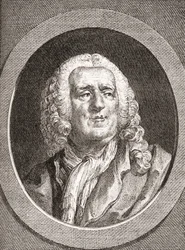 Alexis Piron, 1689 1773. Fransk epigrammatiker och dramatiker. Från Les Heures Libres publicerad 1908.
