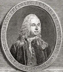 André Levret, 1703 1780. Fransk fødselslæge. Fra Les Heures Libres udgivet 1908.swed