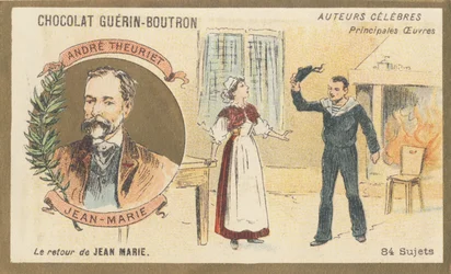 André Theuriet (1833-1907), fransk poet, romanförfattare och dramatiker, författare till "Jean-Marie", drama (1872)