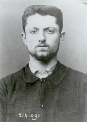 Antropometriskt porträtt av Emile Henry (1872-94),