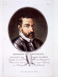 Armand de Gontaut, från Portraits of Great Men, Illustrious Women, and Memorable Subjects of France, publicerad 1787-92