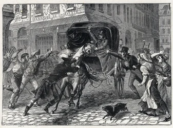 Gripandet av Georges Cadoudal (1771-1804), en chouanledare under Vendéekrigen, 9 mars