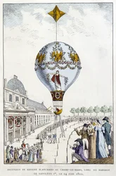 Madame de Blanchards himmelsfärd till Champs-de-Mars, vid Napoleons bröllop 1:a, 24 juni