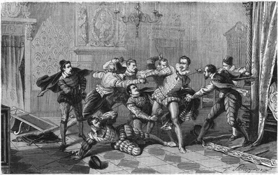 Mordet på Henrik I av Lothringen, hertig av Guise, kallad den Ärrade (1550-1588), 23 december