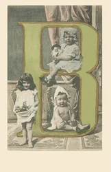 B: Tre små barn