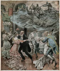Bal i Berlin 1916 (tryck)