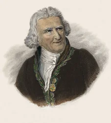 Baron Antoine Augustin Parmentier (1737-1813), fransk farmaceut, dietist och agronom. i "Porträtt av användbara män"