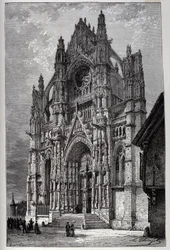 Beauvais katedral - gravyr