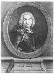 Bertrand François Mahé, greve av La Bourdonnais (gravyr)