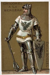 Bertrand du Guesclin (Duguesclin) (v. 1320-1380). Konstapel i Frankrike