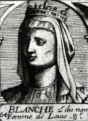 Blanche av Kastilien (1188-1252) drottning av Frankrike