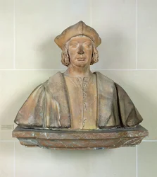 Byst av kansler Antoine Duprat (1463-1535) (terrakotta)