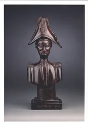 Byst av Jean-Jacques Dessalines (ca 1758-1806) (trä)