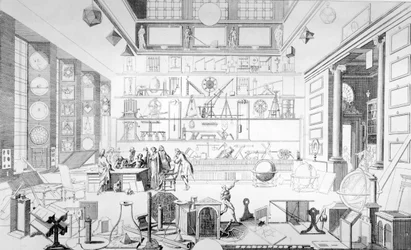 Geometriskt skåp av Mr le Clerc, 1710-1712