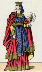 Capetian Dynasty: Porträtt av Anne av Kiev (Anna Yaroslavna